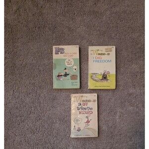 Wizard Of ID Graphic Novels Lot Of 3 PB Comics Johnny Hart Brant Parker 70s 80s